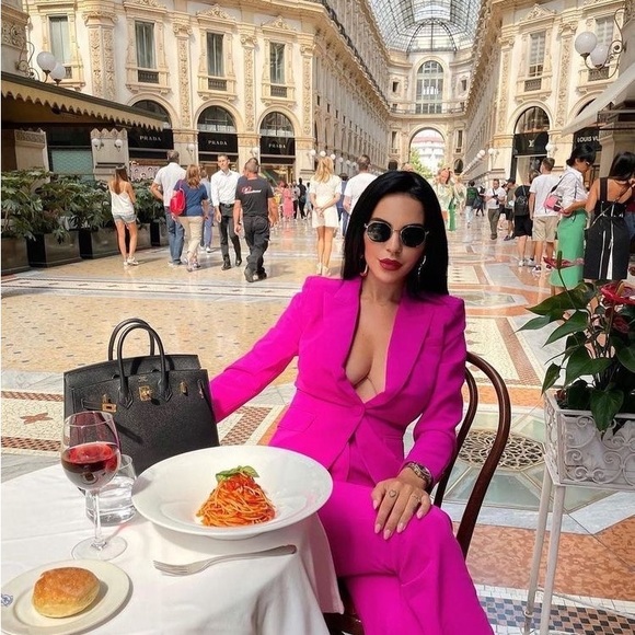 Satin Pink Pumps Sz IT 40.5 - Picture 11 of 16